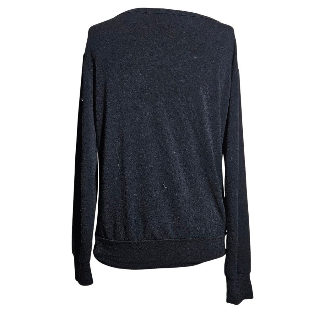 Black Cutout Detail Sweater Size Medium - Picture 2 of 3